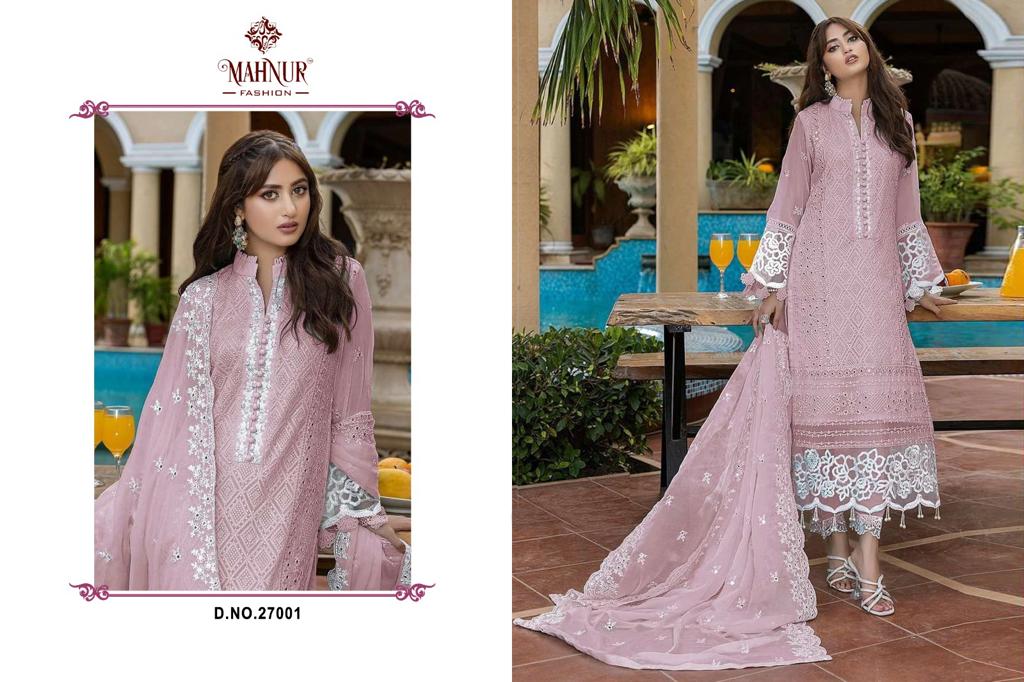 Mahnur Vol 27 Designer Pakistani Suits Catalog
